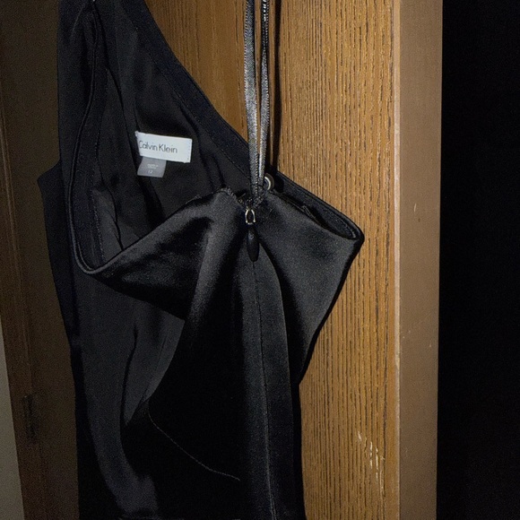 Calvin Klein Black One-Shoulder Dress - Picture 3 of 11